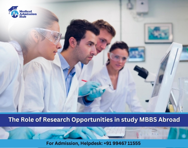 The Role of Research Opportunities in Study MBBS Abroad